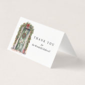 Kerst Thema Onroerend goed Referral Kaart (Achterkant)