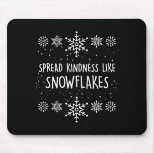 Kerst Thema Verspreid Vriendelijkheid Als Sneeuwvl Muismat