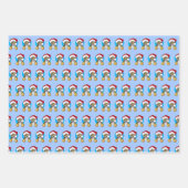 Kerst Tijger Cub Wrapping Paper Set van 3 vellen (Voorkant 2)