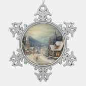  kerst tin sneeuwvlok ornament (Voorkant)