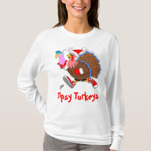 Kerst Tipsy Turkije (Cocktail) - Kampioen T-shirt