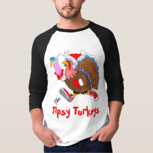 Kerst Tipsy Turkije - Post-Run T-shirt