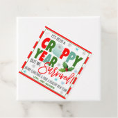 Kerst Toilet Papier Gift Label (In situ)