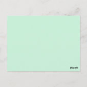 Kerst trakteert op briefkaart (Achterkant)