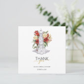 Kerst trouwjurk bruidsfeest bedankt  (Staand voorkant)