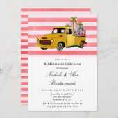 Kerst Truck Bruidsmeisjes Luncheon Kaart (Voorkant / Achterkant)