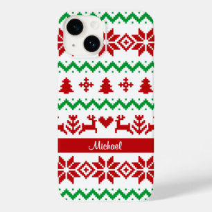 Kerst trui patroon Case-Mate iPhone 14 hoesje