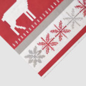 Kerst trui patroon tissue papier (Detail)