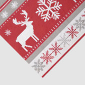 Kerst trui patroon tissue papier (Detail)