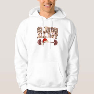Kerst-trui voor de sportschool – Grappige fitness Hoodie