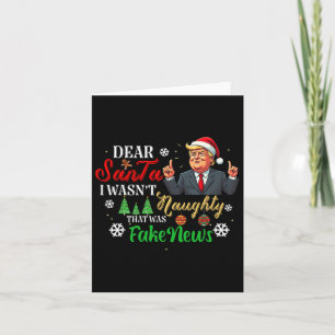 Kerst Trump Beste Kerstman Fake Nieuws Grappige Ke Kaart