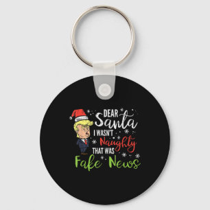 Kerst Trump Beste Kerstman Fake Nieuws Grappige Ke Sleutelhanger