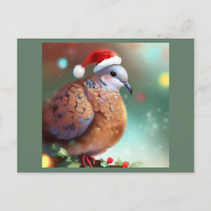 Kerst Turtle Dove 1 Feestdagenkaart