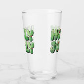 Kerst Typografie Glas (Links)