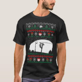 Kerst Ugly Sweater Lineman Tshirt (Voorkant)