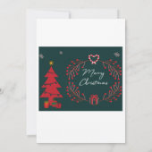 kerst uitnodiging (Achterkant)