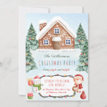 Kerst-uitnodiging voor ontbijtfeest