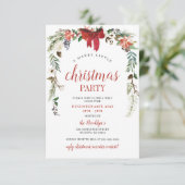 Kerst uitnodiging - Xmas Party uitnodiging (Staand voorkant)