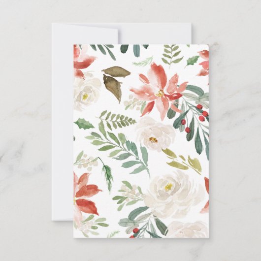 Kerst uitnodiging - Xmas Party uitnodiging (Achterkant)