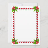 KERST UITNODIGINGSKAART KAART (Achterkant)