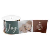 Kerst/Vakantie 4-Foto Collage Merry & Bright Lint (Spoel)