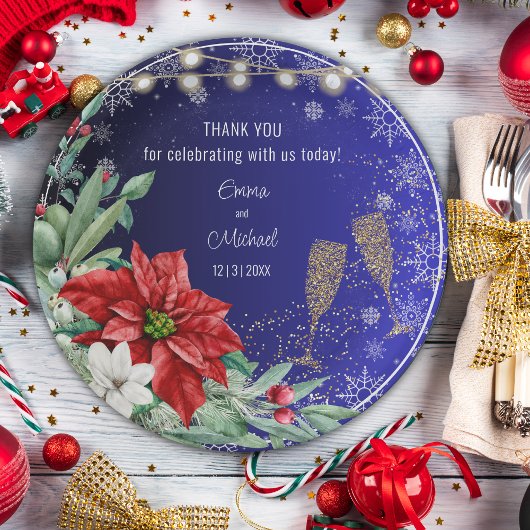 Kerst vakantie bruiloft papier Bord