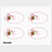 Kerst vakantie cadeau Label Sticker (Vel)