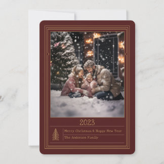 Kerst & Vakantie Classic Groeten Kaart