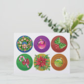 Kerst / Vakantie diner uitnodiging (Staand voorkant)