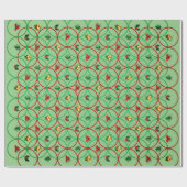 Kerst vakantie geest cadeaupapier (Vlak)