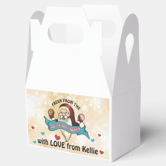 Kerst vakantie gepersonaliseerde cookie behandelen bedankdoosjes (Geopend)