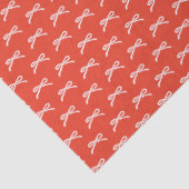 Kerst Vakantie Hand getrokken Rode Witte Bogen Tissuepapier (Detail)