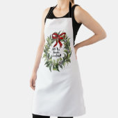 Kerst vakantie Schort - Jingle Dames krans (Insitu)