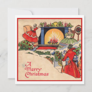 kerst van 1940 feestdagenkaart