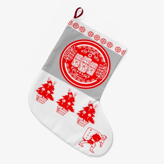 Kerst van de Craft Beer - Bierblikjes R G W Grote Kerstsok (Voorkant (Hangend))