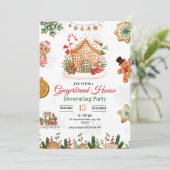 Kerst van de feestdag in het keukenhuis (Staand voorkant)