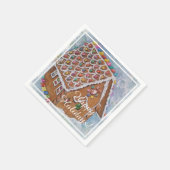 Kerst van de feestdag servet (Hoek)