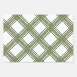 Kerst van de gevechtsruimte Zacht Groen Inpakpapier Vel