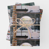 Kerst van de Kerst van de Originele Kunst Inpakpapier Vel (In situ)