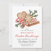 Kerst van de Koekjesbeurs van het Huis van Gingerb Kaart (Voorkant)