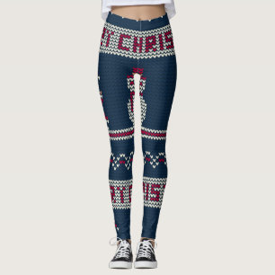 Kerst van de Leggins,   Leggings met kerstmis  