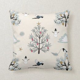 Kerst van de makerij in de woestijn kussen