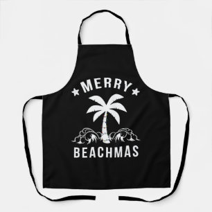 Kerst van de Merry Beachmas palmboom Schort
