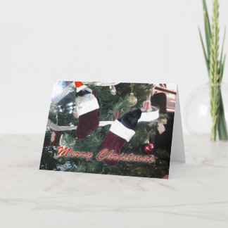 Kerst van de parelhoes feestdagen kaart