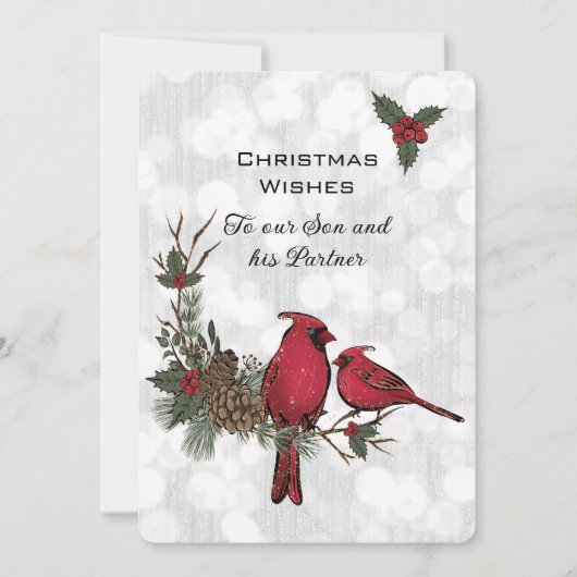 Kerst van de Rode Kerst van de Zoon en de Partner (Voorkant)