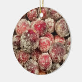 Kerst van de Sugared Cranberries Keramisch Ornament (Links)