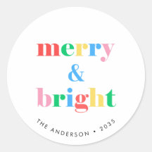 Kerst van de vrolijke en heldere Typografie