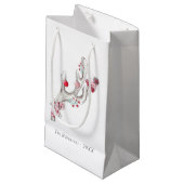 Kerst van de winterfeestdag in Cute waterverf Klein Cadeauzakje (Voorkant Gekanteld)