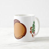 Kerst van eekhoorns koffiemok (Voorkant rechts)