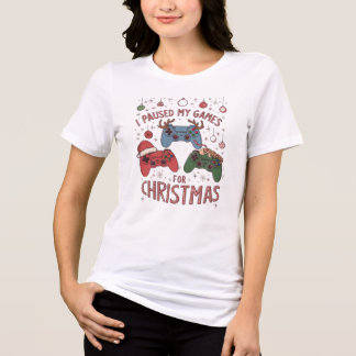 Kerst van een gamer, kerstfeest voor gamers, Tri-Blend shirt
